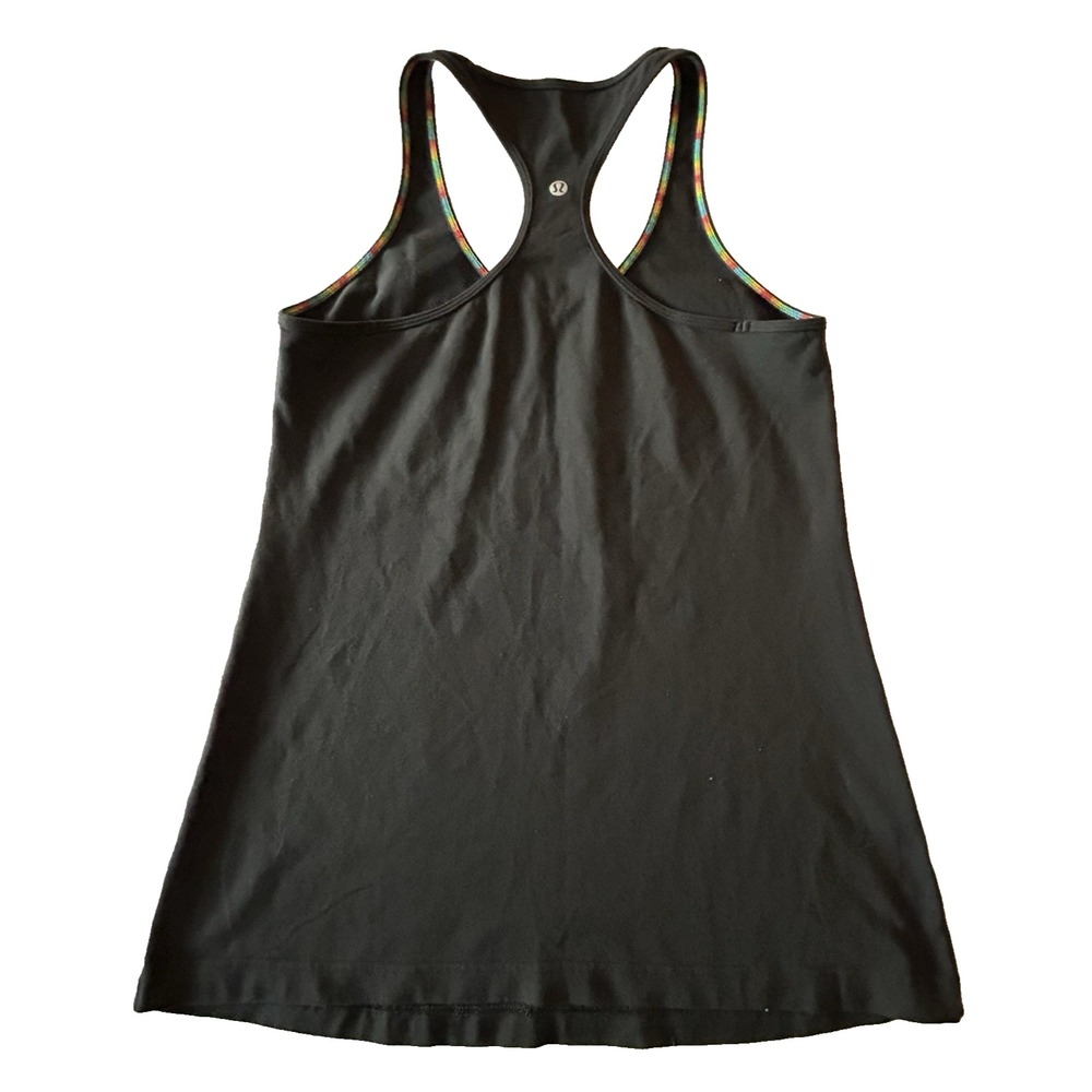 Lululemon Racerback Tank Top Women's Black Activewear No Size‎ Tag